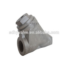 cast iron/ductile iron y type strainer with flange ends zinc plated